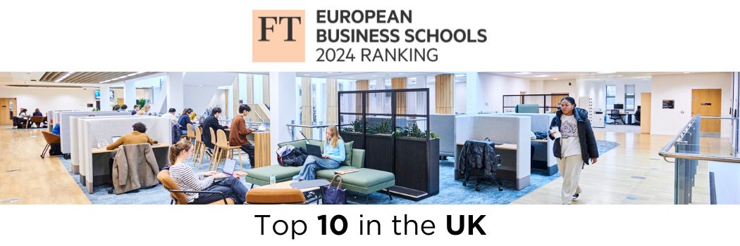 Photo of Waterside and FT European Business School Rankings logo