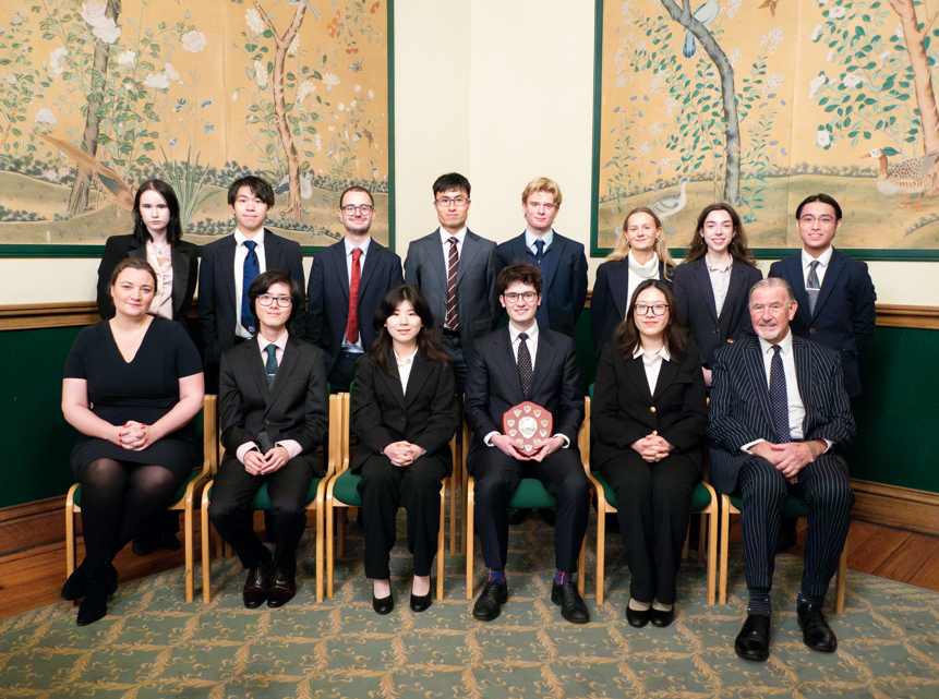 The judges with the finalists and the Executive Committee of Durham University Mooting Society