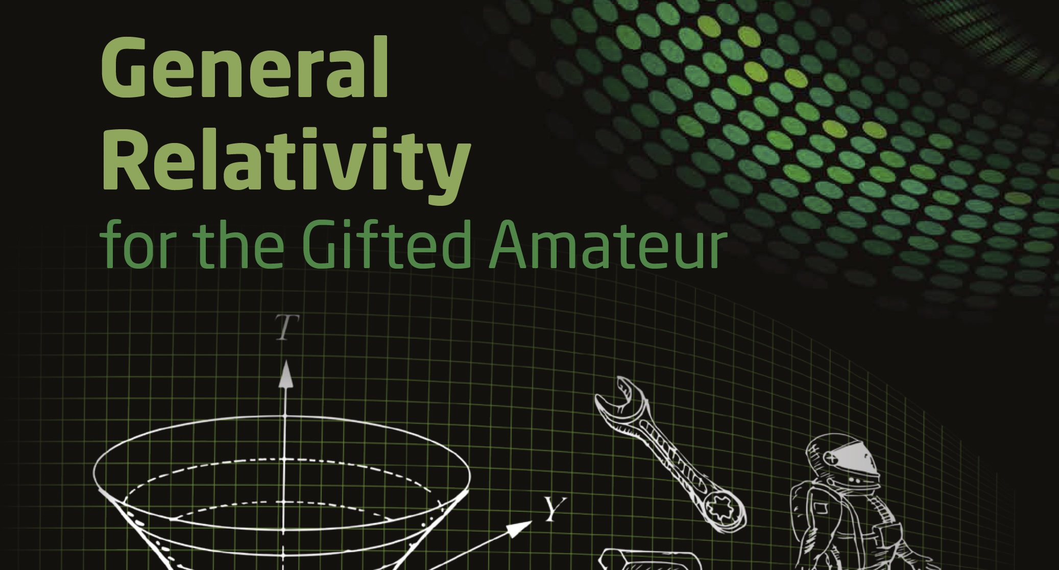 Partial screenshot of the book cover of General Relativity for the Gifted Amateur