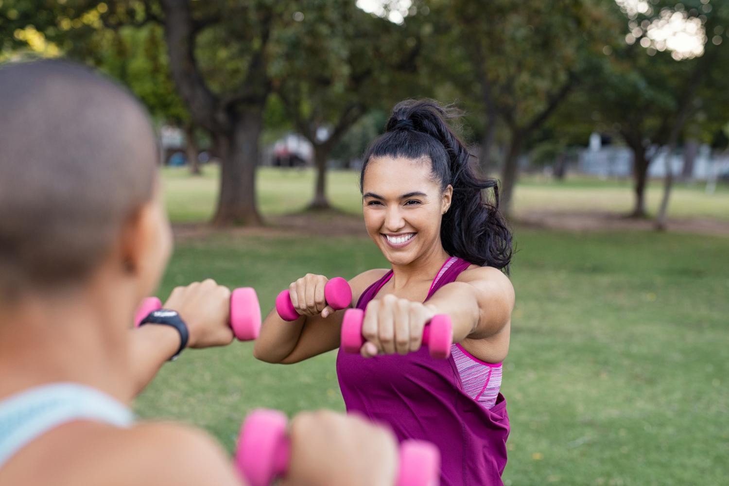 Exercising with weights