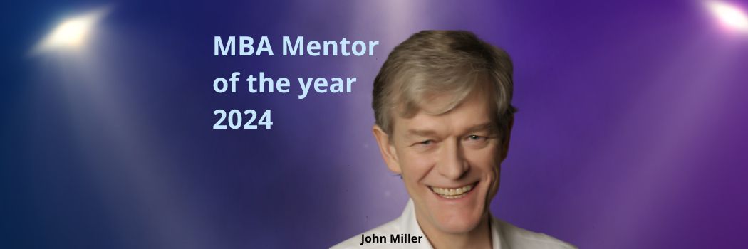 photograph of John Miller MBA Mentor of the year 2024