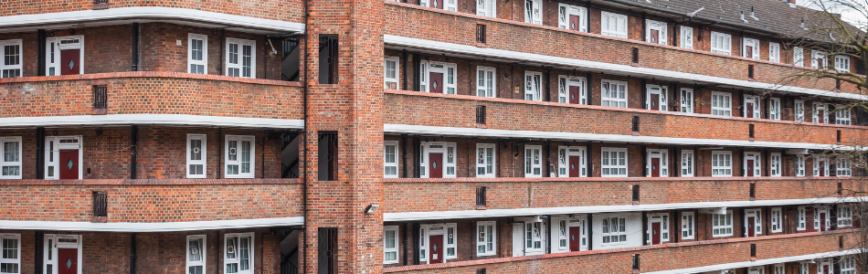 block of flats in London