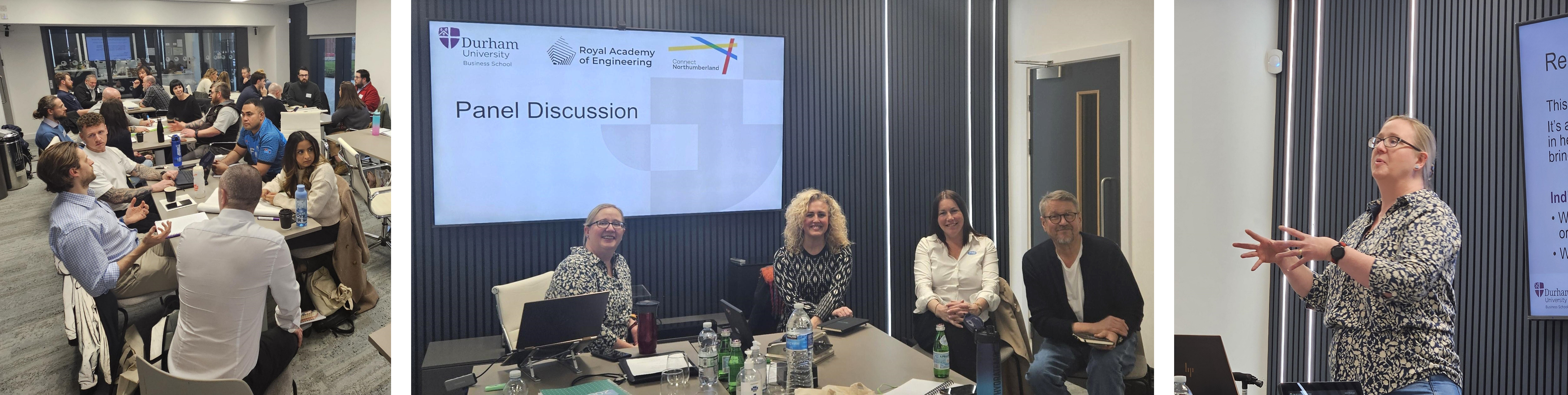 Three photographs from Connect Tech day 1 2026