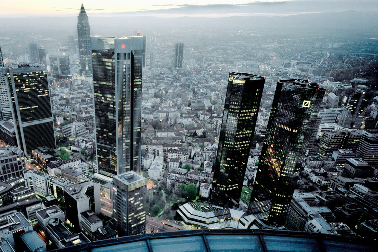 Frankfurt financial district