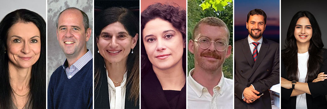 Seven head shots of the COP30 delegates