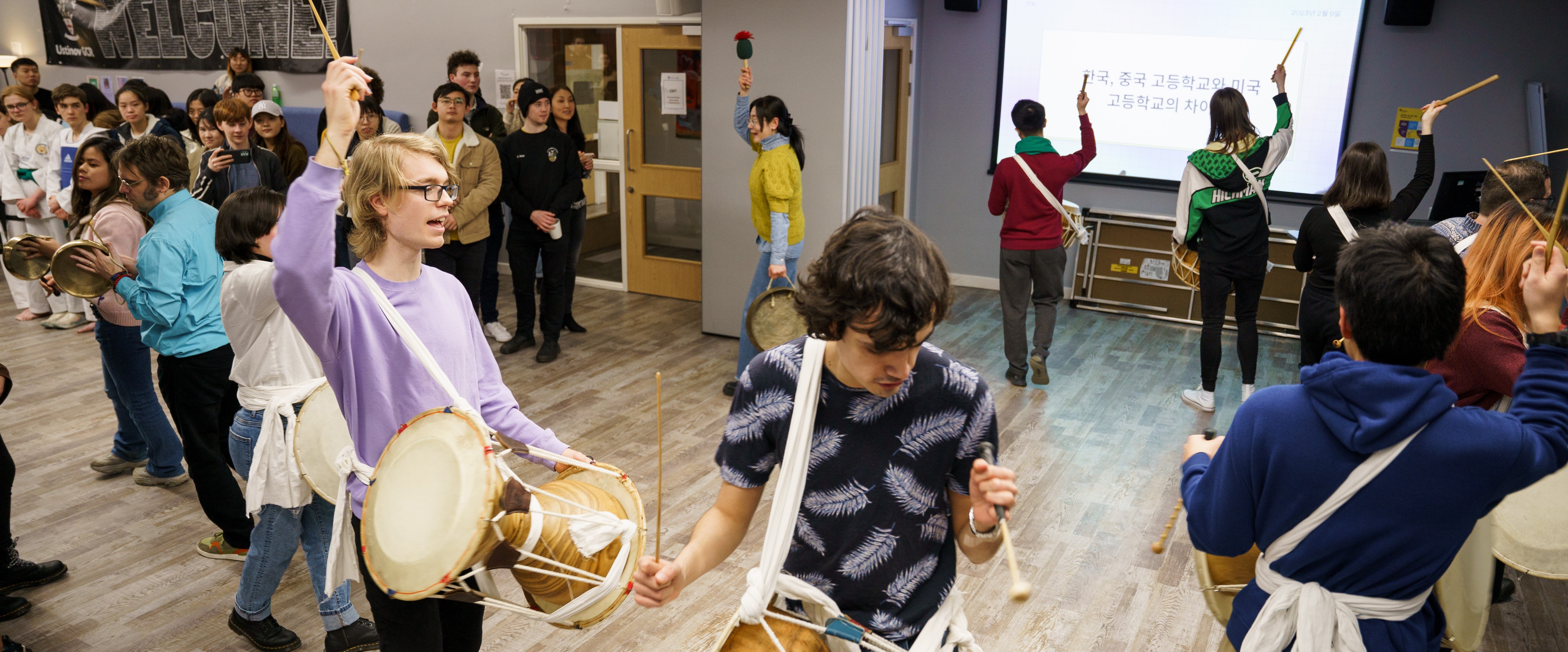 Korean drumming at Global Week 2023