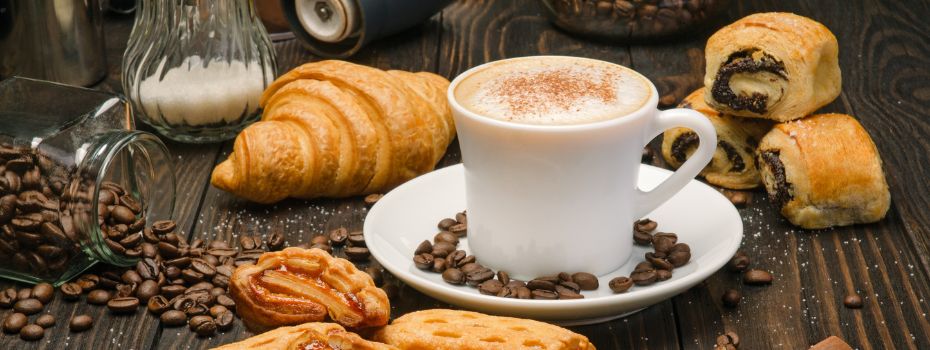 Coffee and pastry