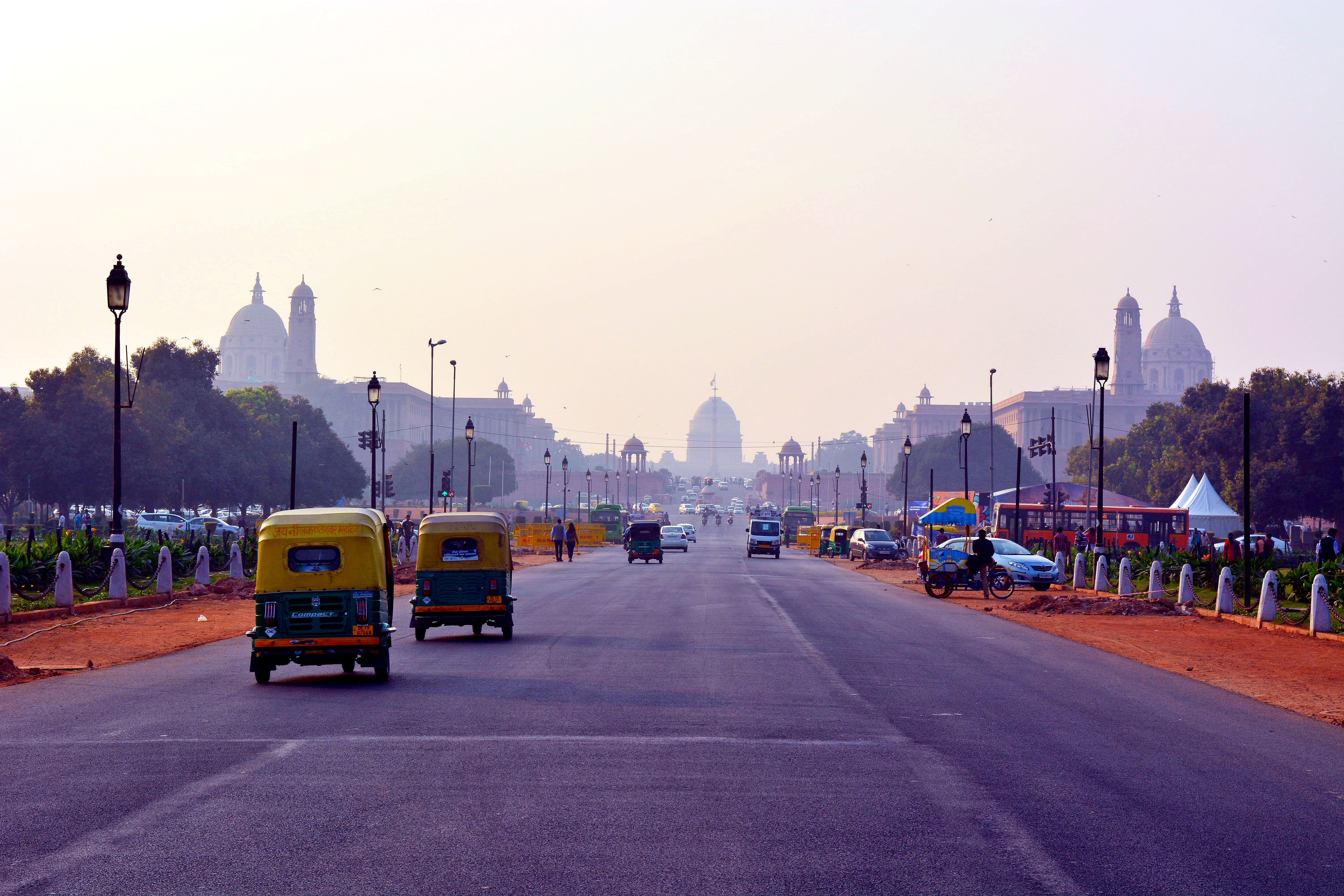 Yellow bus on road during daytime