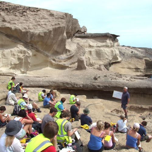 Students on a field trip