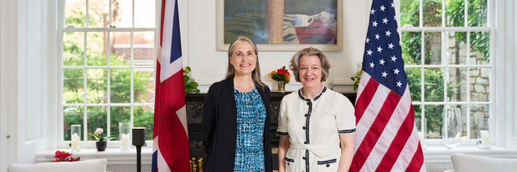 Karen O'Brien and Fiona Hill in Washington DC