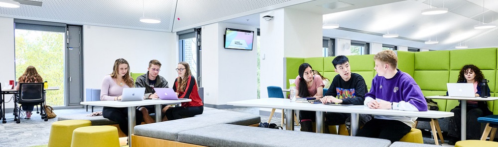 Students sitting at desks