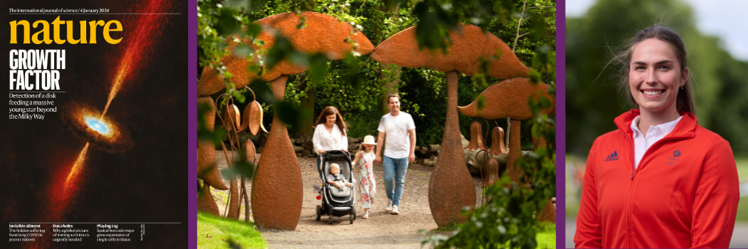 A montage of staff, alumni and visitors to the Botanic Garden