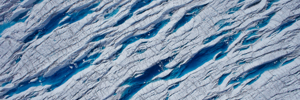 Greenland ice sheet crevasse