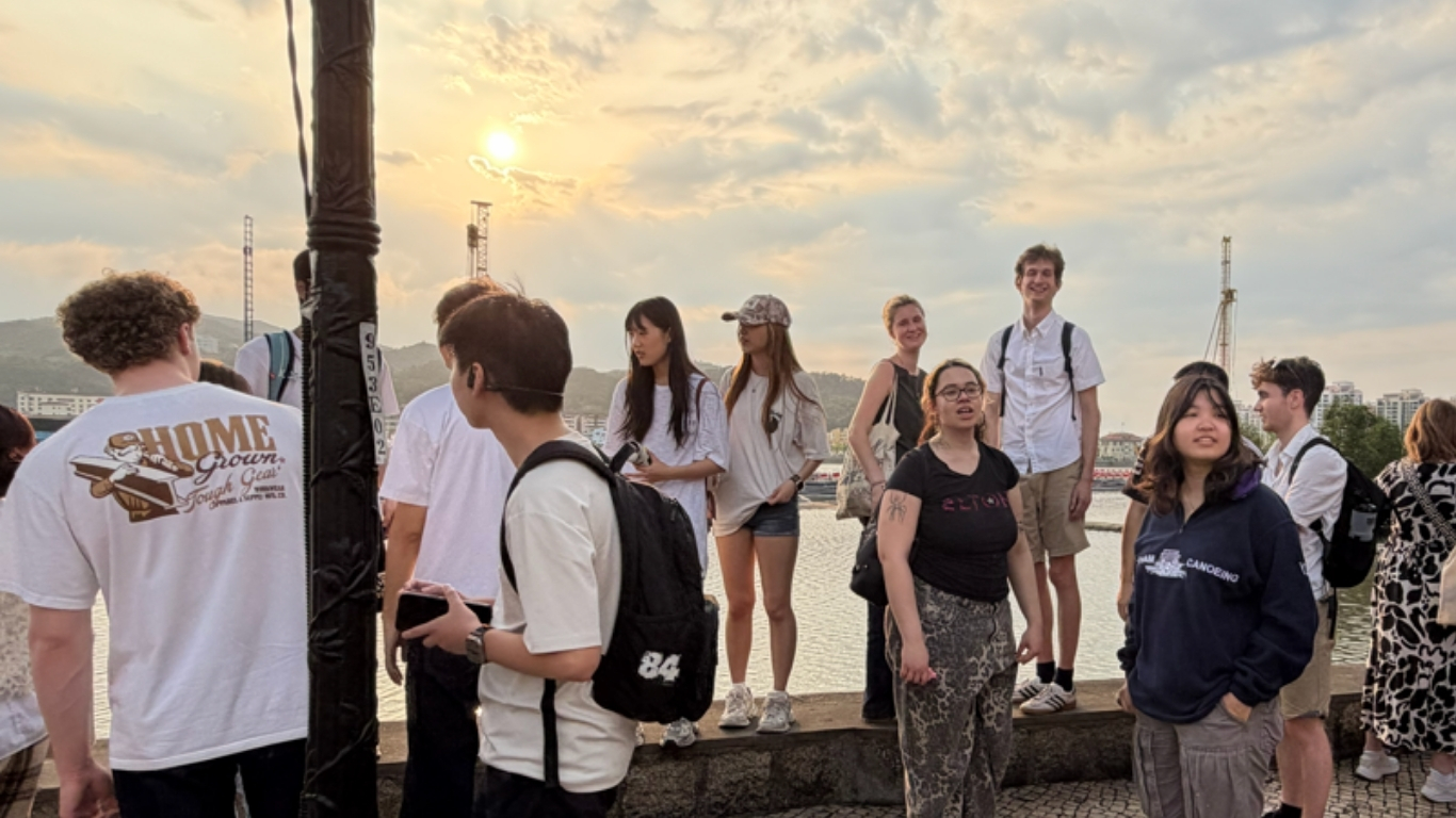 A group of Grey and Macau students in Macau