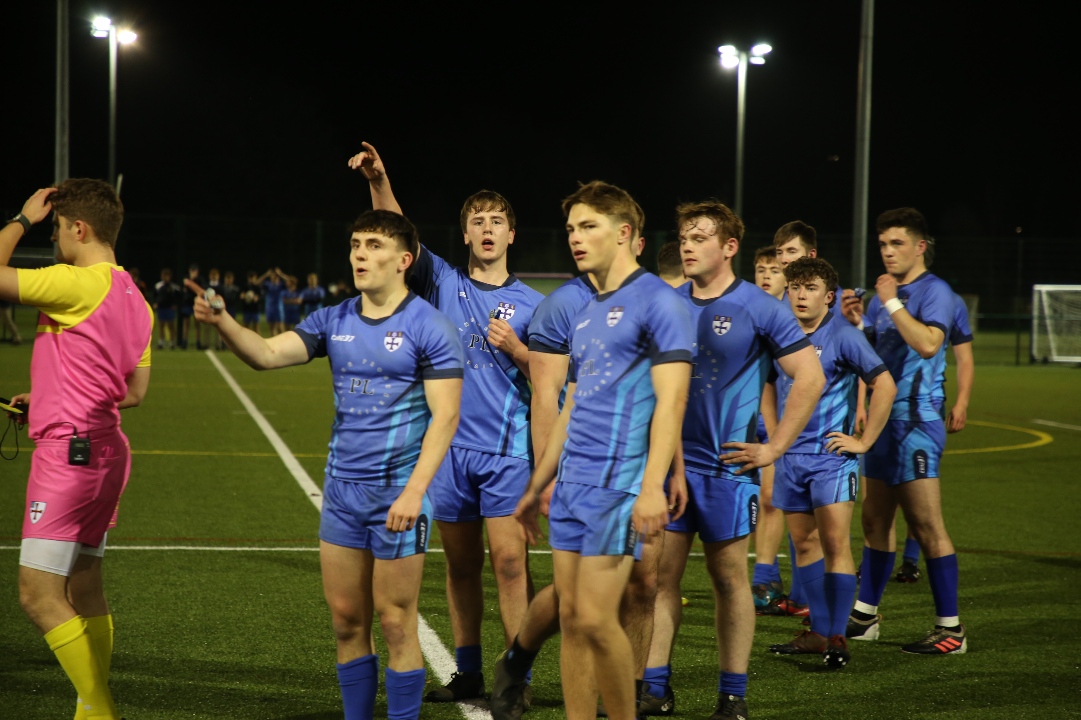 John snow students playing rugby