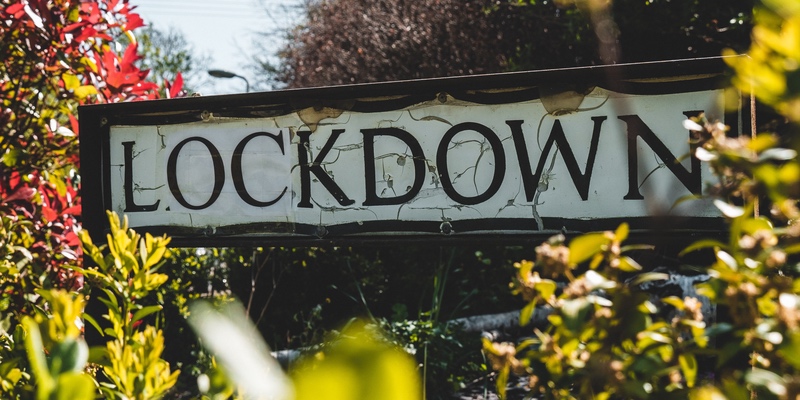 A road sign that says Lockdown