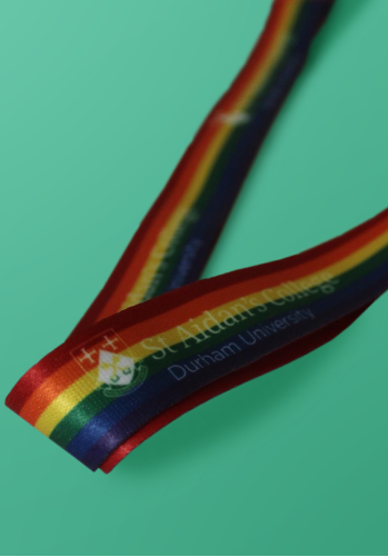St. Aidan's Rainbow Lanyard