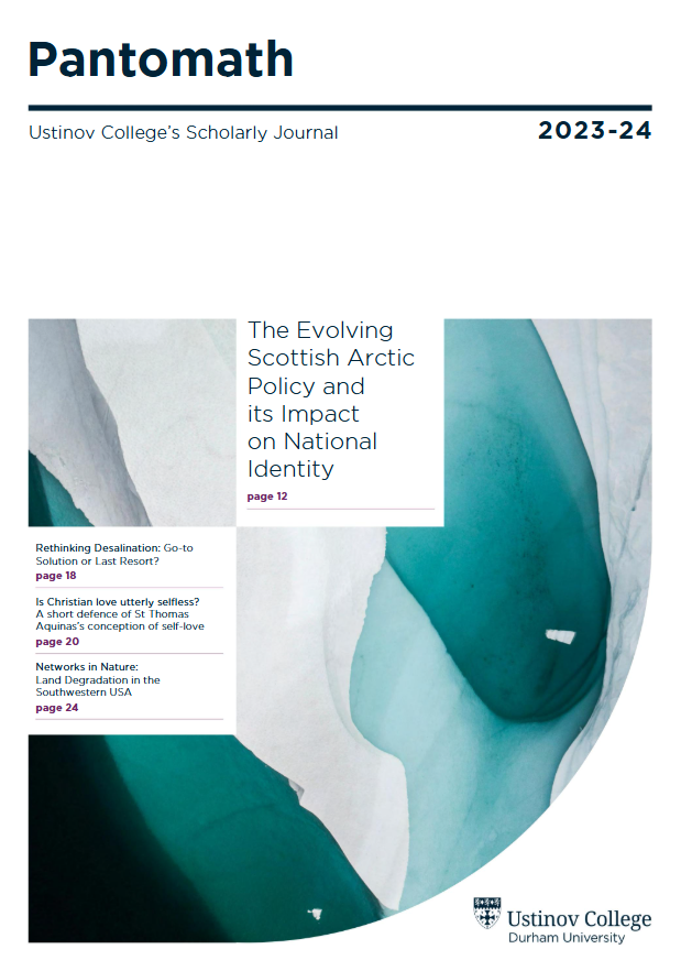 Pantomath - Ustinov College's Academic publication 2023/24 edition