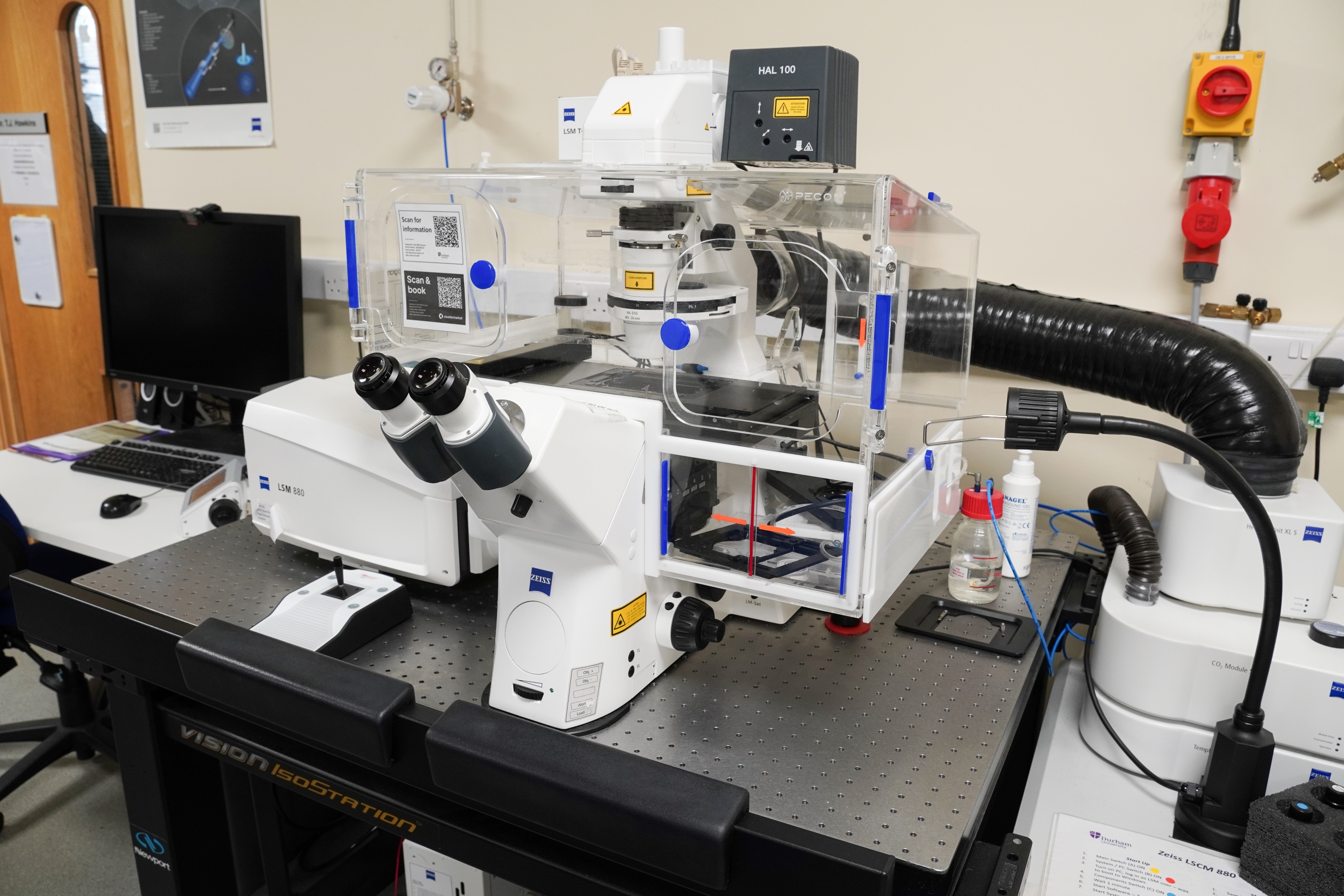 Zeiss 880 laser scanning confocal microscope