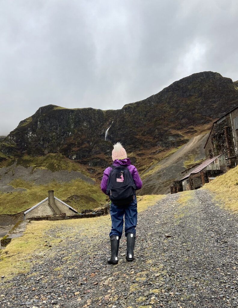 A student standing front facing towards Blencathra