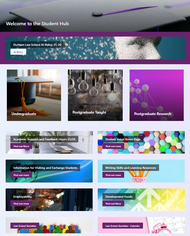 Welcome to the Student Hub