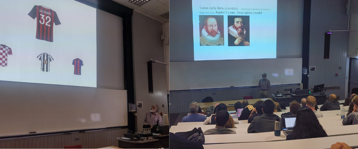 Professor Philip Maini during the Pascal Lecture.