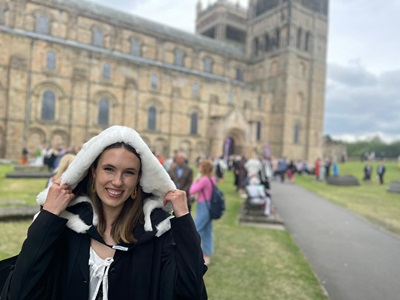 a student at graduation