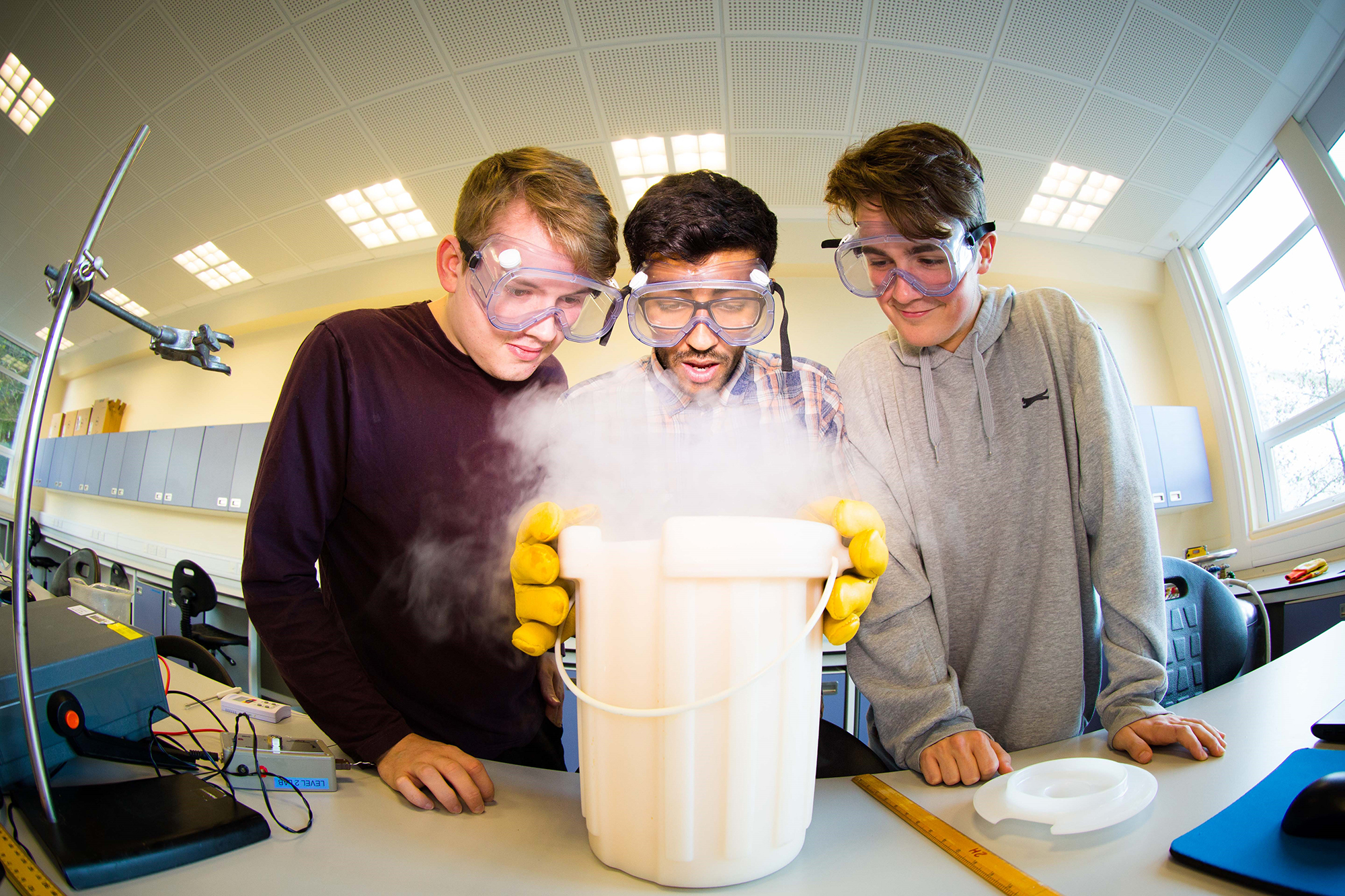 Students in lab
