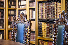 Chairs in library