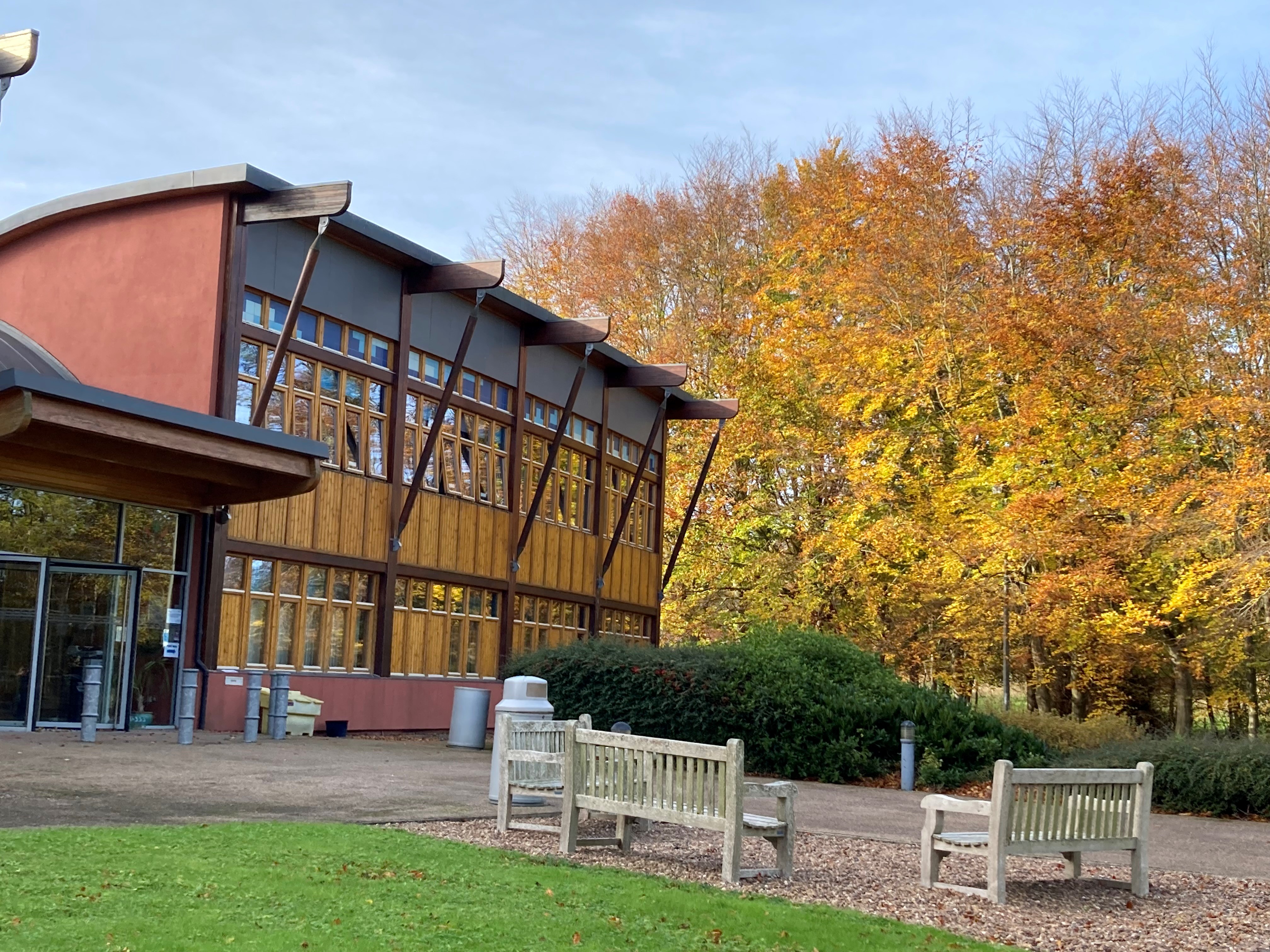 SGIA building in autumn