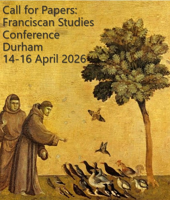 Painting of Francis of Assisi feeding birds
