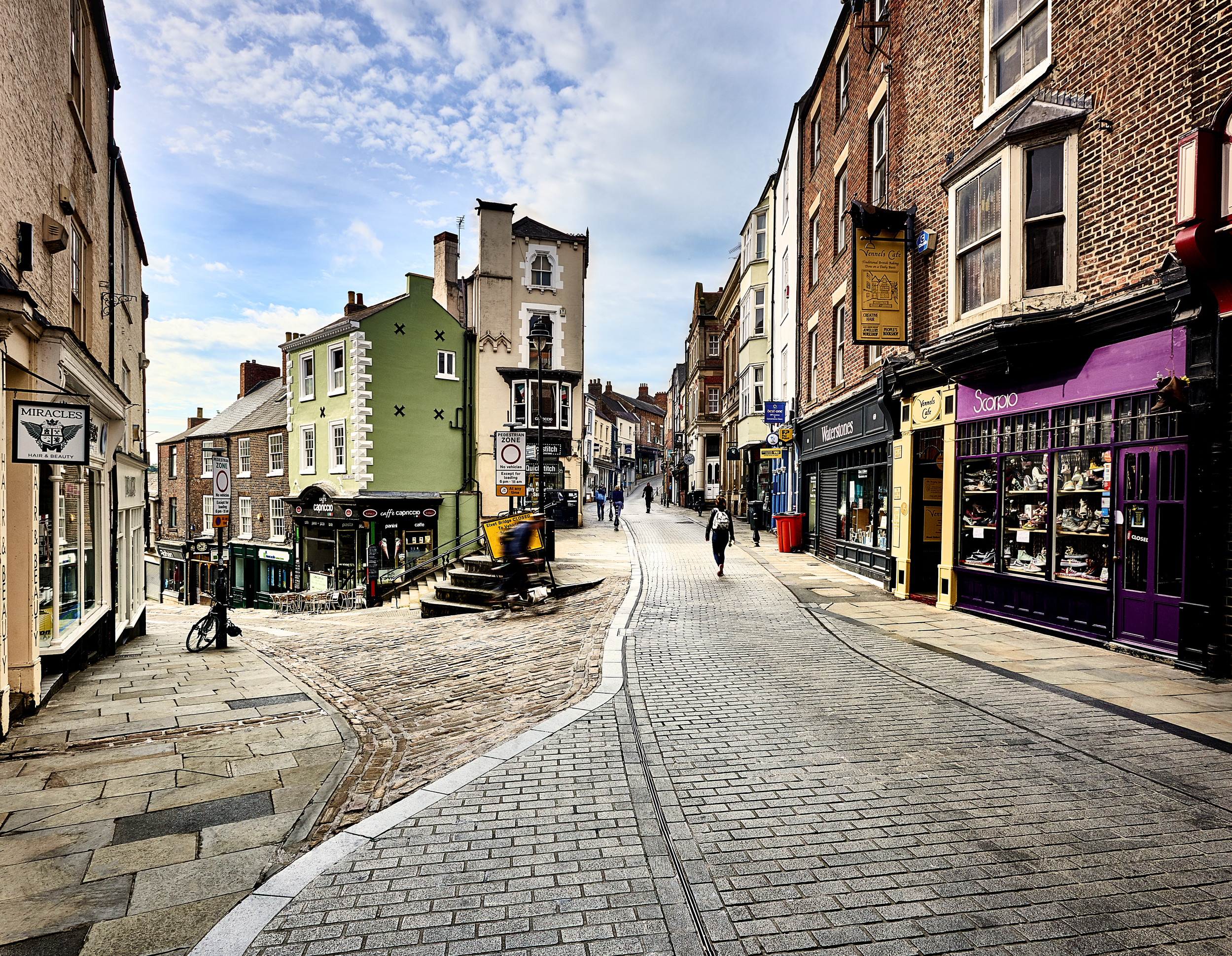 TSaddler Street in Durham City Centre