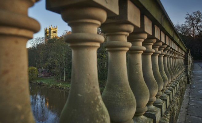 Prebends Bridge with Cathedral in background