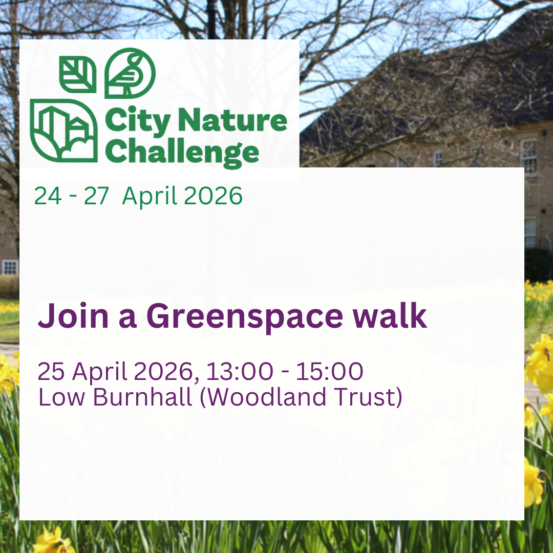 Greenspace x City Nature Challenge 2026 public walk