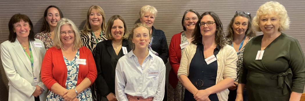 An image of Helen Ball and co-partners at the Eyes on the Baby report launch event