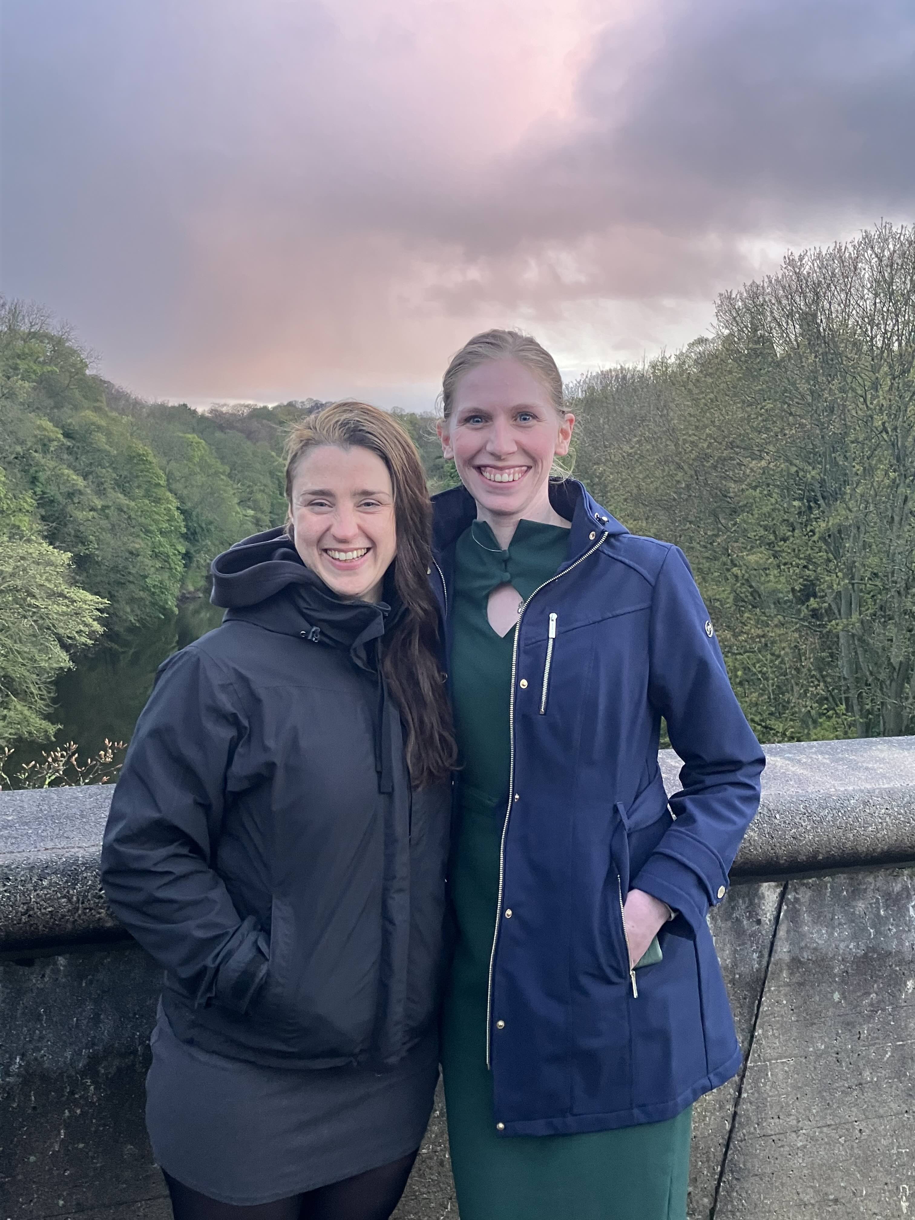 Ella and Issy in Durham