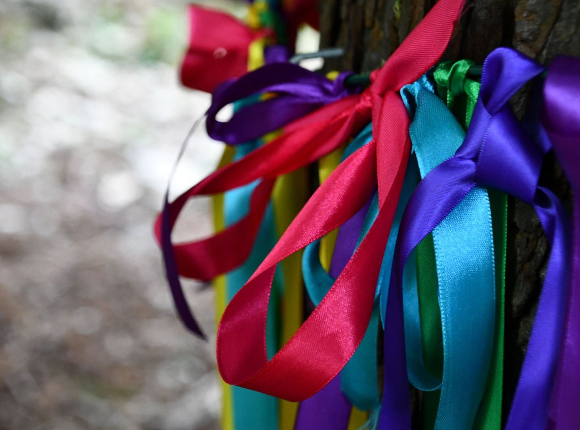 Close up of XMoment ribbons