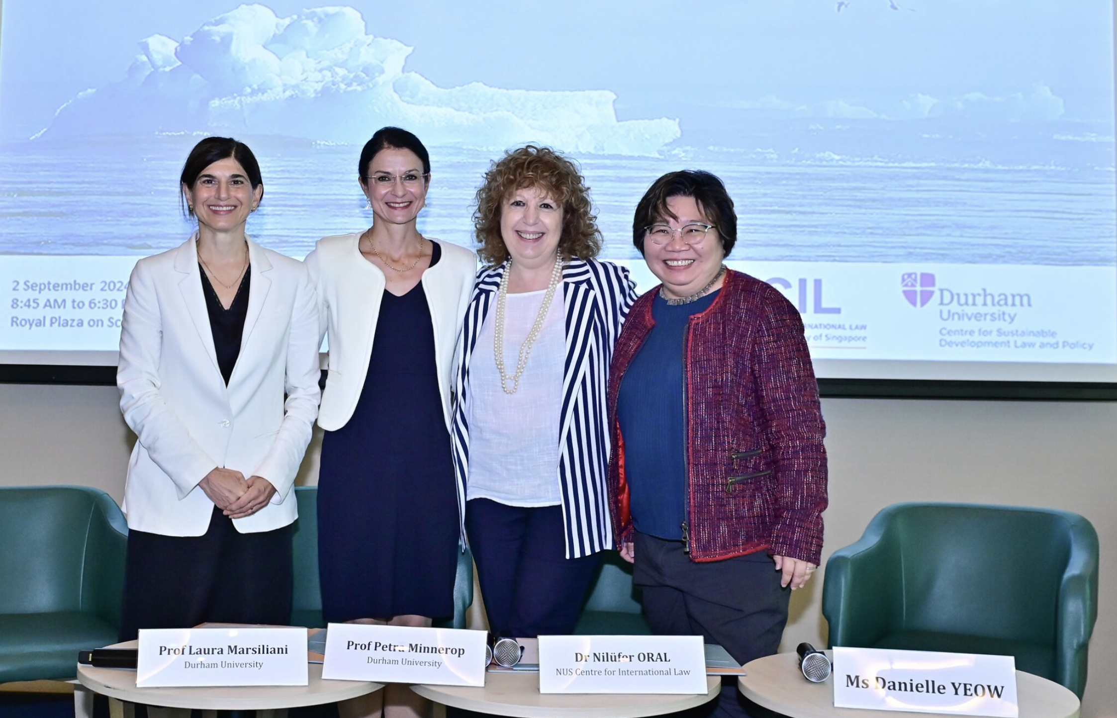 four female academic researchers in a group photo