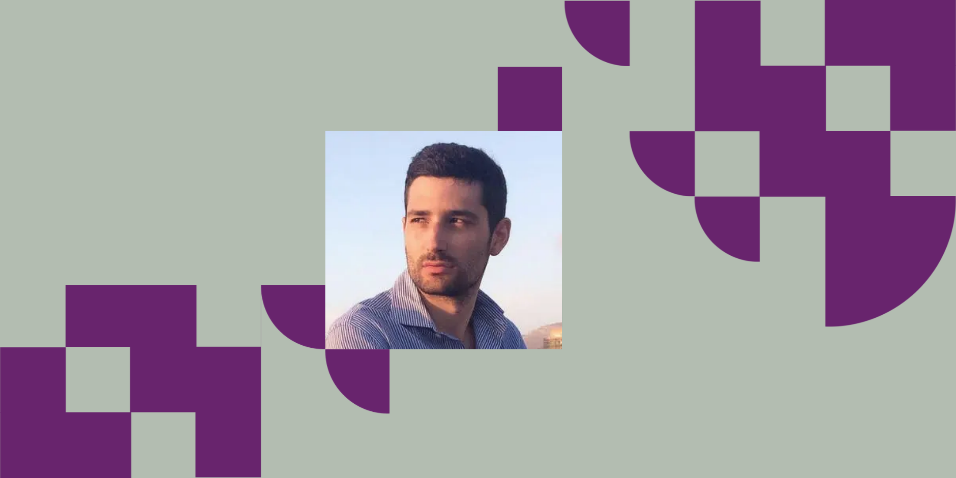 Stefano Serafini looking into the distance
