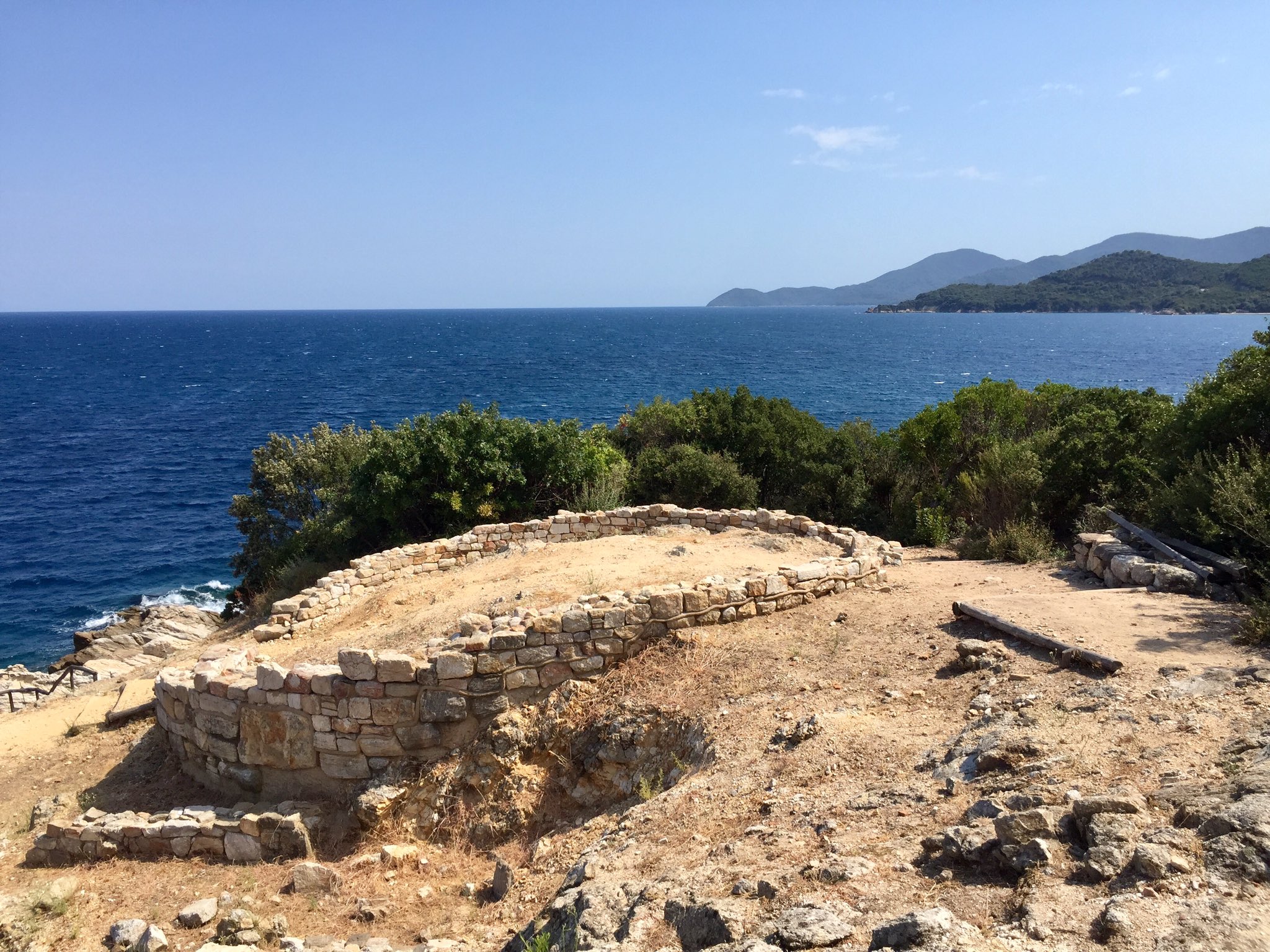 Stagira, the birthplace of Aristotle
