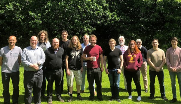 A group of people at the Computational Biology Special Interest Group launch in 2018