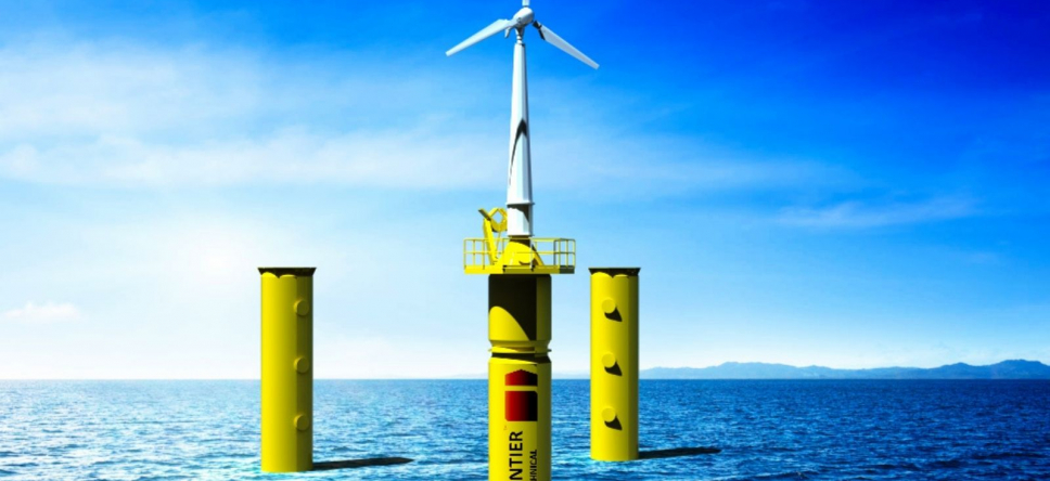 Floating platform for renewable energy Frontier Technical