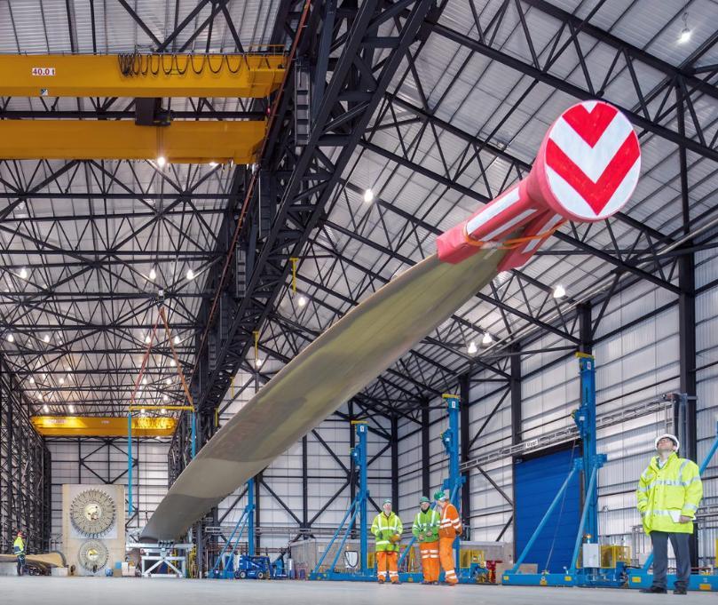 OREC Blyth welcomes the longest wind turbine blade