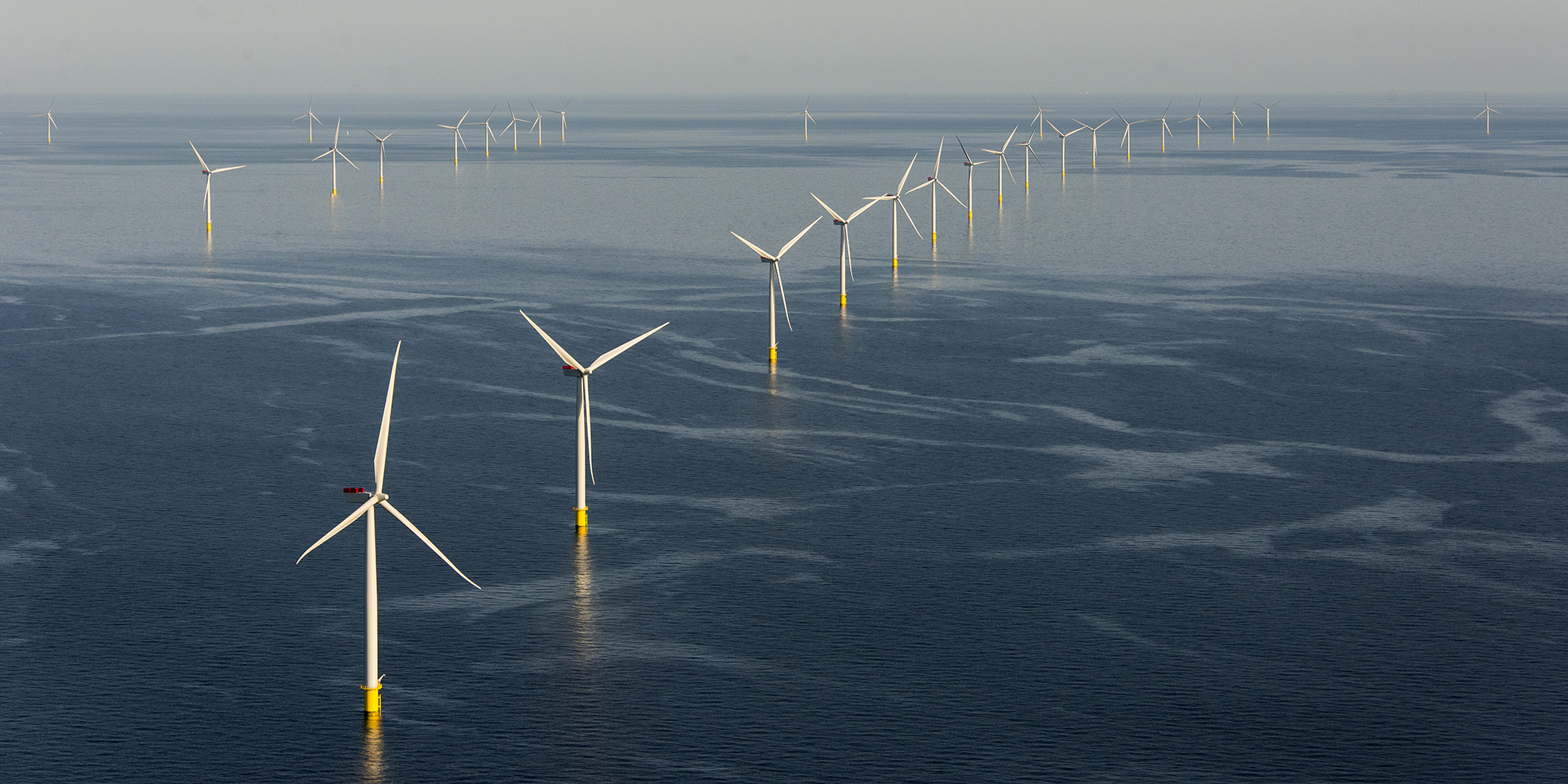 Anholt offshore wind farm in the Kattegat