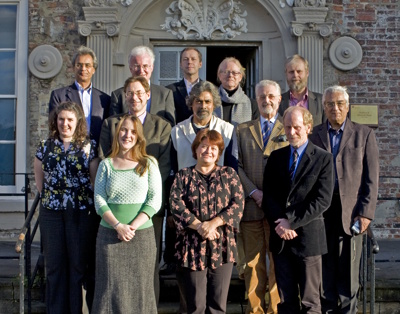 200910 Fellows Michaelmas term outside Cosin's Hall