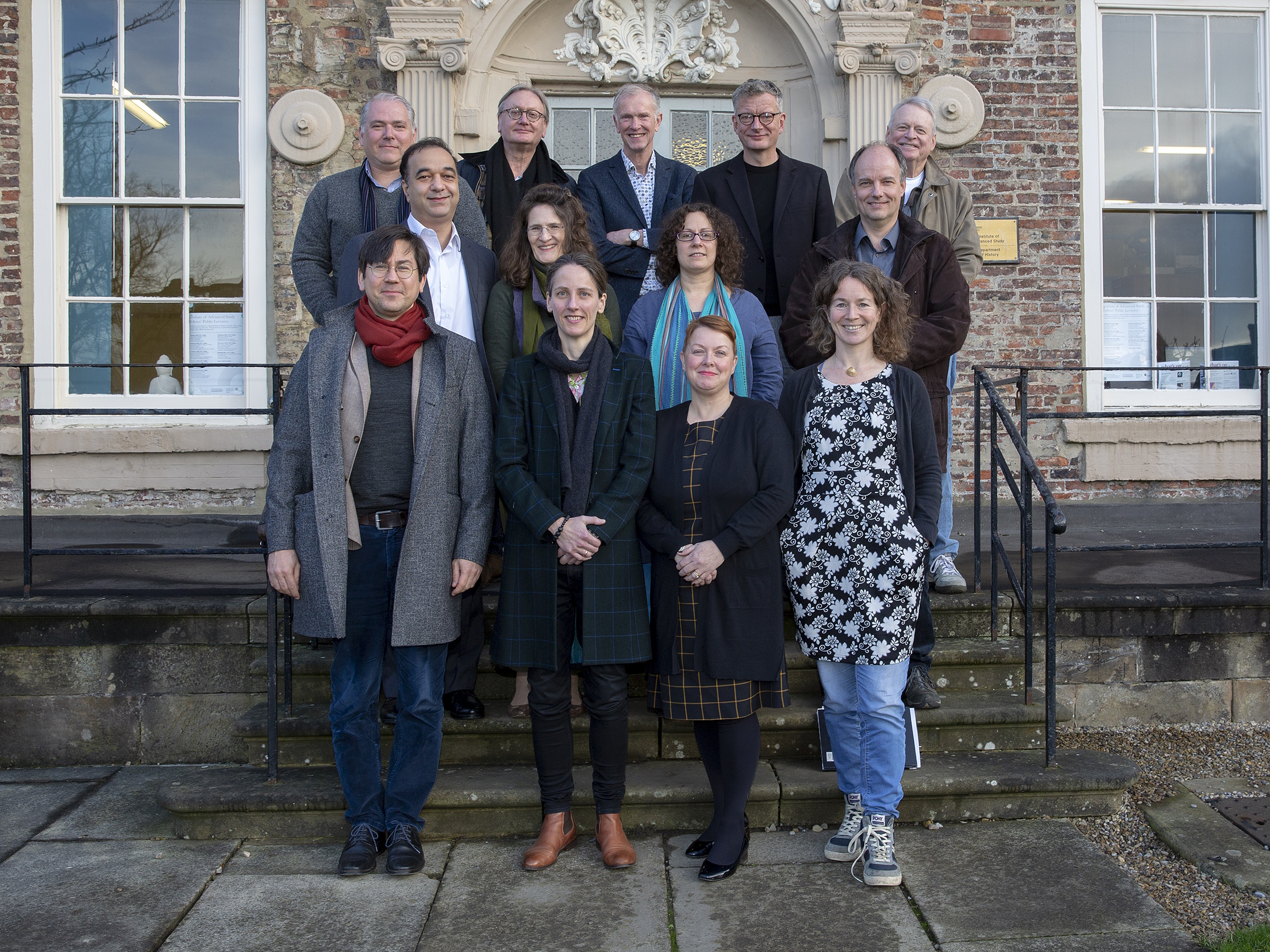 Fellows outside Cosin's Hall