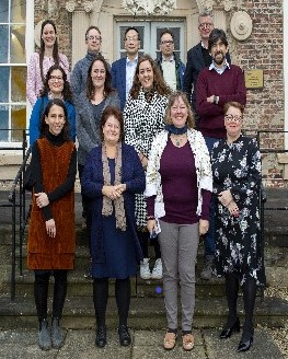 Fellows outside Cosin's Hall
