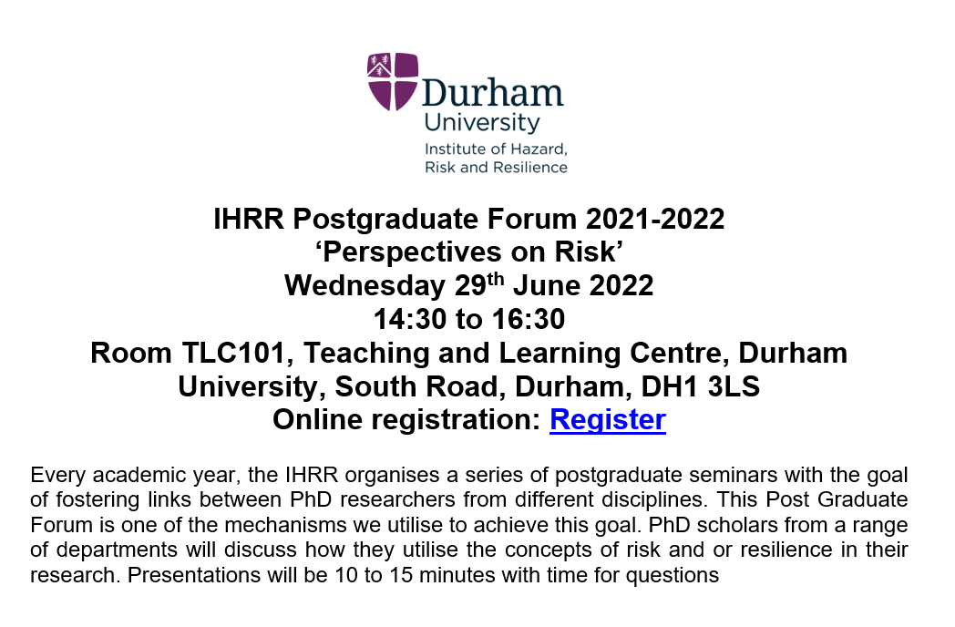 IHRR PG Forum