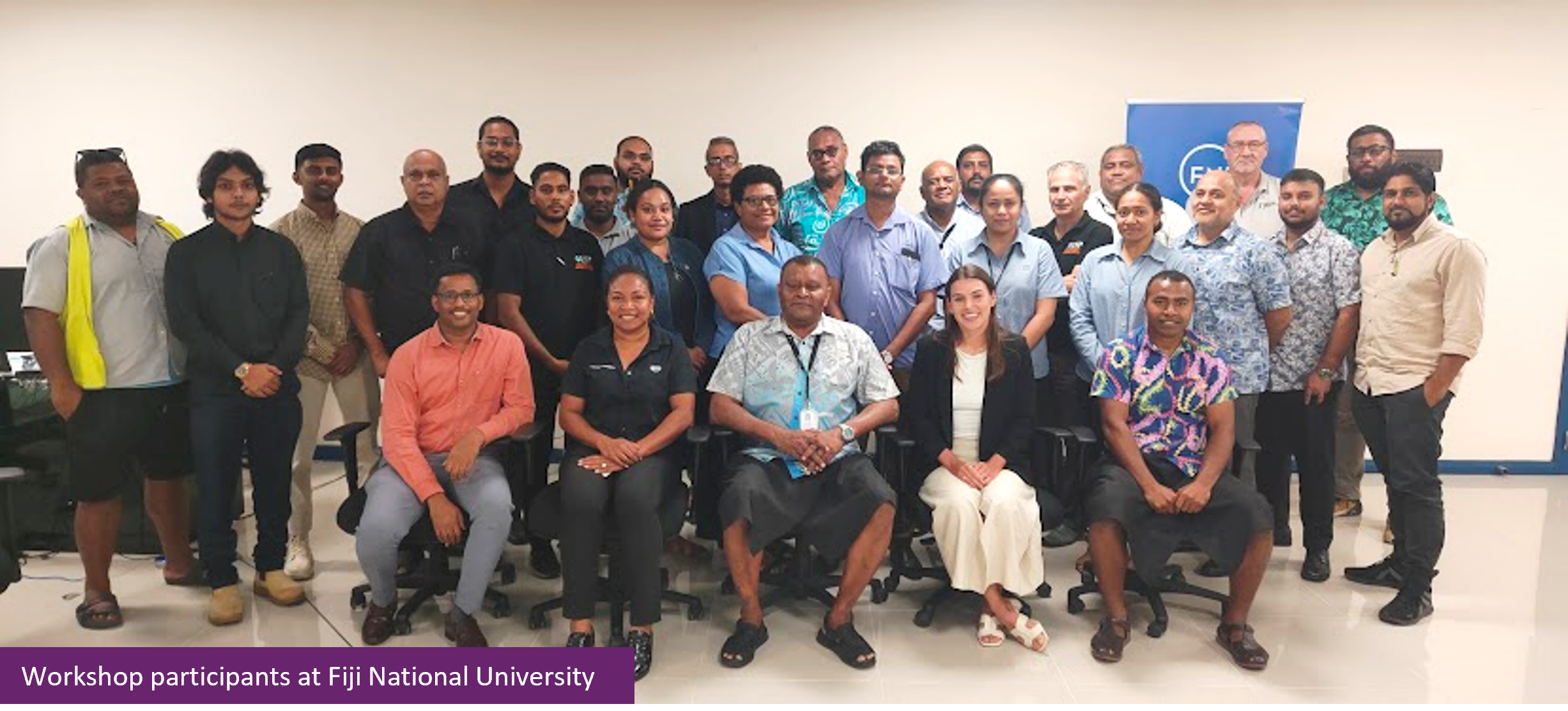 Workshop participants at Fiji National University.