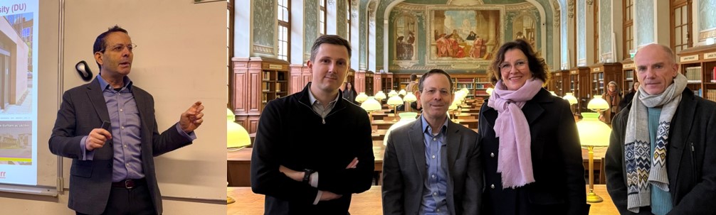 Université Paris 1 Panthéon-Sorbonne Hosts IHRR Director Professor Bruce D. Malamud for Two-Day Visit